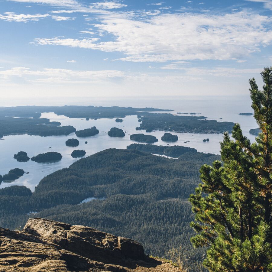 Scenic from plane of archipelago 1